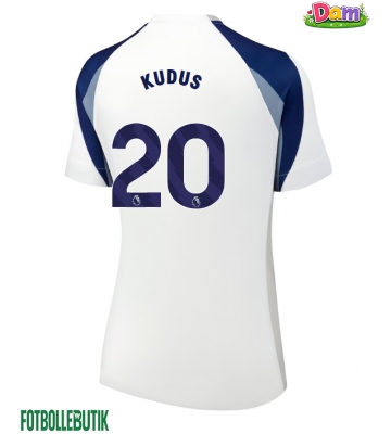 Tottenham Hotspur Mohammed Kudus #20 Hemmatröja Kvinnor 2025-26 Kortärmad